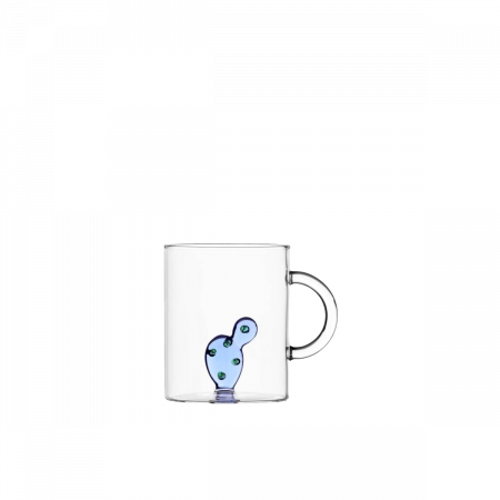 Becher Kaktus blau 450 ml