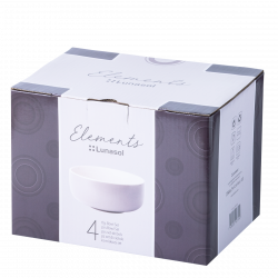 Keramik-Schalen Set 4-tlg. – Elements West taupe