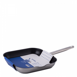 Grillpfanne 26 x 26 cm, H: 4 cm Saturn Lunasol