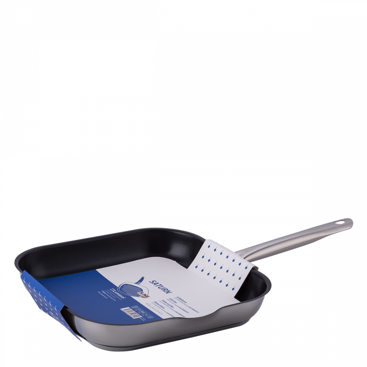 Grillpfanne 26 x 26 cm, H: 4 cm Saturn Lunasol