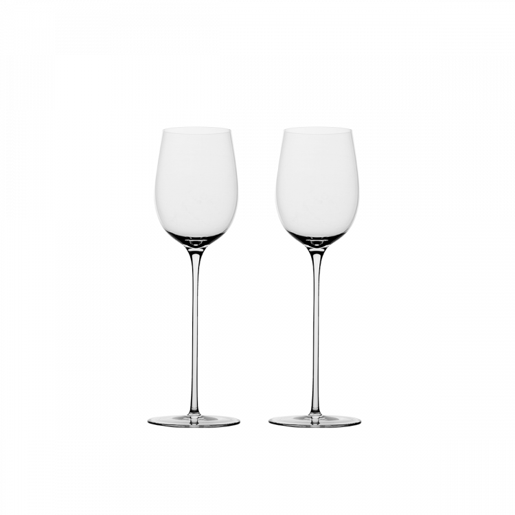 Weissweingläser 280 ml 2-tlg. Set – FLOW Glas Platinum Line