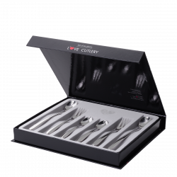 Geschenkset mit Herz 6 tlg. - Love Cutlery