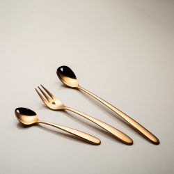Set 6-tlg. mit Herz S-Line PVD Rose Gold poliert