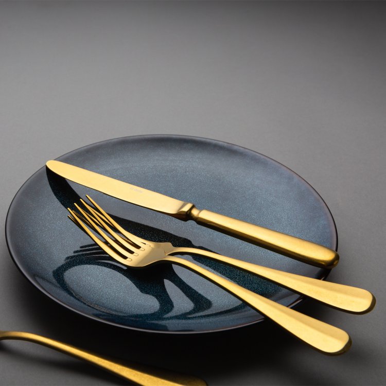 Besteckset 24 tlg.  - Baguette Vintage PVD Gold