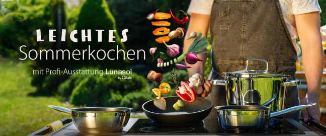 Sommerwohlbefinden mit Profi-Küchenausstattung