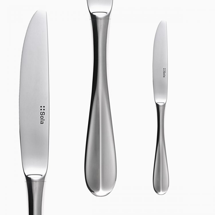 Tafelmesser Hohlheft 7th Generation Baguette Seven poliert