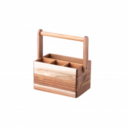 Besteckhalter Akazie 22.6 x 14.2 x 24.8 cm - FLOW Wooden