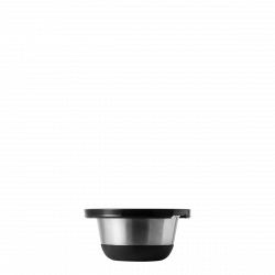 Rührschüssel-Set CNS 4-tlg. mit Kunststoffdeckel und rutschfestem Silikon-Boden Basic Kitchen