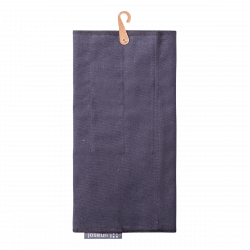 Stahlgraues Baumwoll-Etui zur Aufbewahrung von Besteck 52 x 26 cm - Basic Ambiente