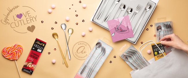 Erfreuen Sie am Valentinstag mit Liebesworten und einem persönlichen Geschenk