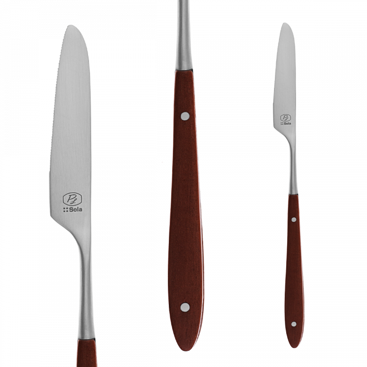 Besteckset 30-tlg. GAYA Exeter Stiel Sawo