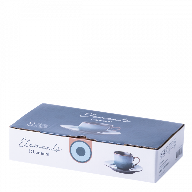 Moccaset 8-tlg. 90 ml – Elements Night