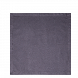Stoffservietten 45 x 45 cm Stahlgrau, 2 Stk. - Basic Ambiente