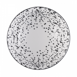 Müslischale mit schwarzem Muster 17,8 cm - Basic
