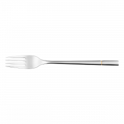 Besteckset 24-tlg. Dessert Luxus Rille teilvergoldet