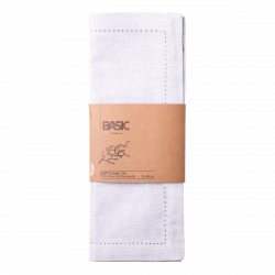 Stoff-Tischset 32 x 48 cm Grau-Melange, 2 Stk. - Basic Ambiente