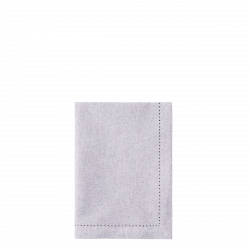 Stoff-Tischset 32 x 48 cm Silber-Melange, 2 Stk. - Basic Ambiente