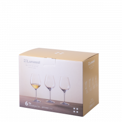 Weissweinglas 430 ml Set 6-tlg. - Optima Line Glas Lunasol