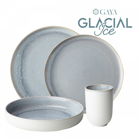 Porzellan Set 16-tlg. - Gaya Atelier Glacial Ice