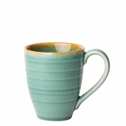 Kaffe / Tee Mug 300 ml Spiral - Gaya Sand türkis Lunasol