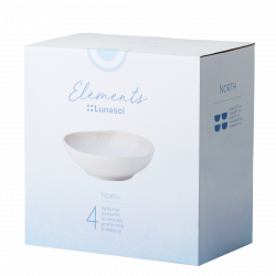 Bowl Set 4-tlg. Elements North Organic