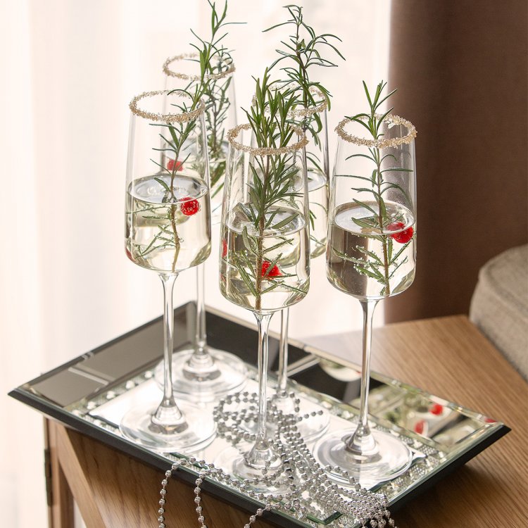 Champagner -Glas 250 ml Set 4-tlg. - 21st Glas Lunasol