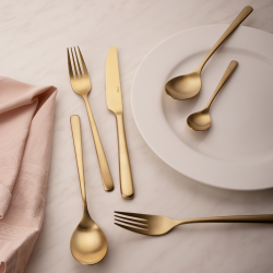 Besteckset 16-tlg. - Salamanca PVD Champagne ganz matt