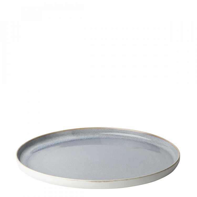 Teller flach U-Coupe 280 mm - Gaya Atelier Glacial Ice