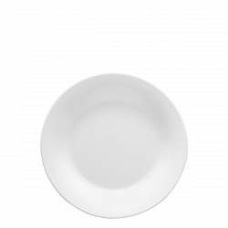 Teller 560 ml, 22.5 cm - Opal Glas weiss