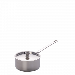 Stielkasserolle Ø 10 cm H: 5.5 cm Sirius Triply Lunasol poliert
