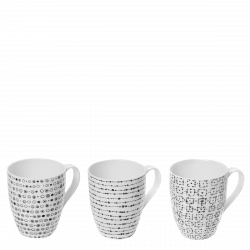 Becher-Set 320 ml Set 3 tlg. - Basic Dots