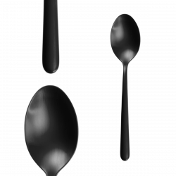 Besteckset 24 tlg. - Faro PVD schwarz ganz matt