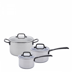 Pfannenset 6-tlg. Orion GAYA Inox mit Profigriffen