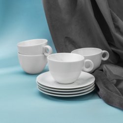 Kaffee-Set 8 tlg.  - Basic Chic