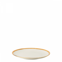 Dessertteller Coupe 20.5 cm Set 4-tlg. - FLOW Lunasol mit Gold-Rand