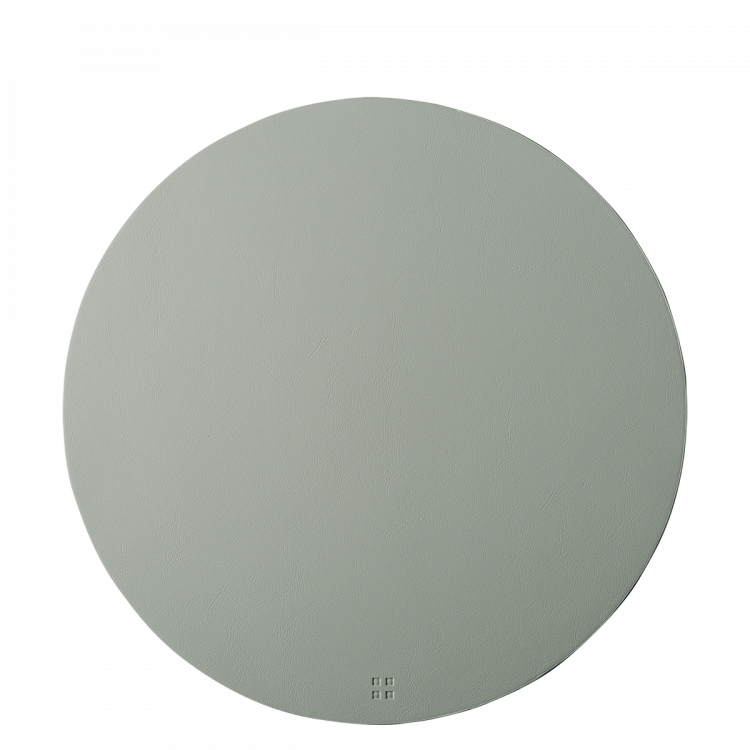 Tischset rund PVC Silber ø 38 cm Elements Ambiente
