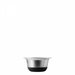 Rührschüssel-Set CNS 8-tlg. mit Kunststoffdeckel und rutschfestem Silikon-Boden Basic Kitchen