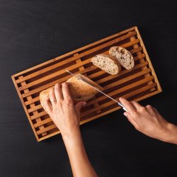 Brotbrett Teak 43 x 22.8 x 3.5 cm - GAYA Wooden