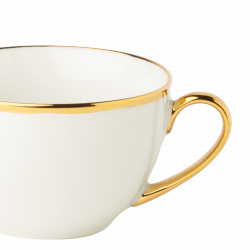 Kaffee-Set 8-tlg. - FLOW Lunasol mit Gold-Rand