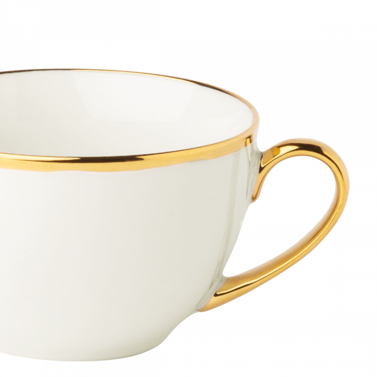Kaffee-Set 8-tlg. - FLOW Lunasol mit Gold-Rand