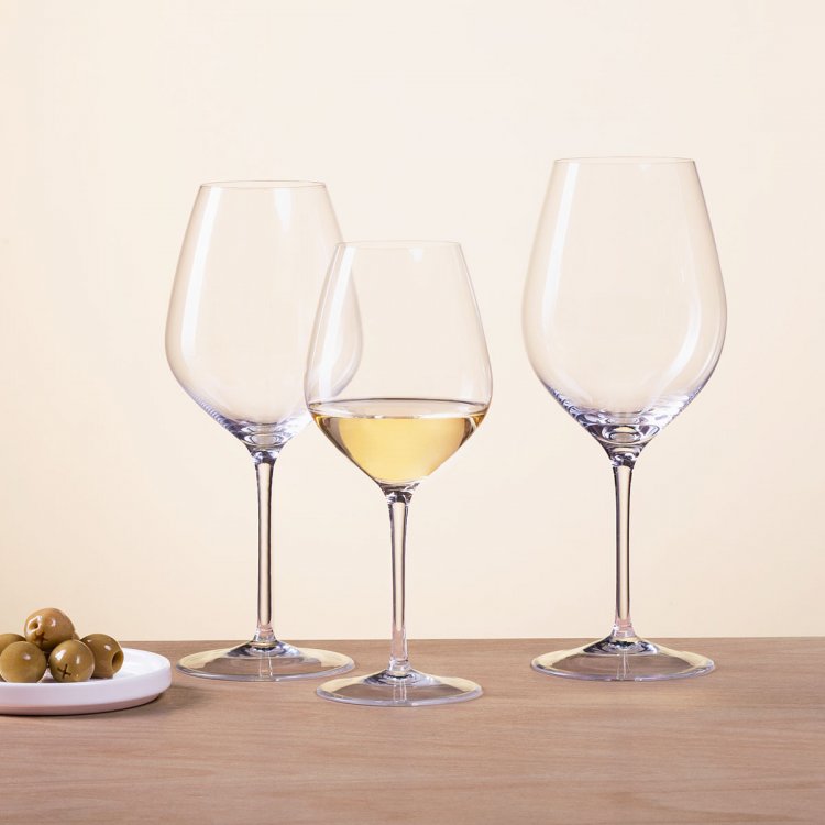Rotweinglas 570 ml Set 6-tlg. - Optima Glas Lunasol