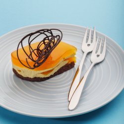 Kuchengabel-Set mit Herz 6 tlg. - Love Cutlery
