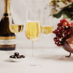 Champagner-Glas 220 ml Set 2-tlg. Green Wave Glas Lunasol