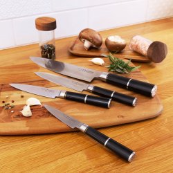 Küchenmesser  95 mm - S-Art Curator Premium Fiber schwarz