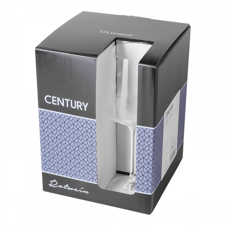Rotweinglas 520 ml Set 4-tlg. - Century Glas Lunasol