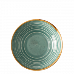 Teller tief 19,5 cm Spiral - Gaya Sand türkis Lunasol