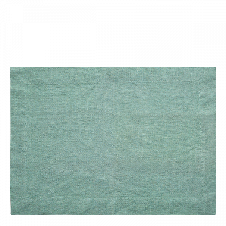 Stoff-Tischset 35 x 50 cm Seegrün - Gaya Ambiente