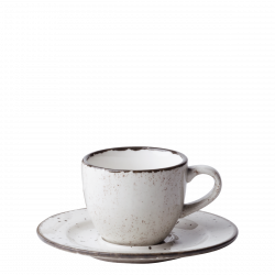 Mocca-Obere 90 ml - Gaya Atelier light grey speckled