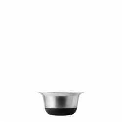 Rührschüssel-Set CNS 4-tlg. mit Kunststoffdeckel und rutschfestem Silikon-Boden Basic Kitchen