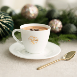 Kaffeetasse 250 ml - Premium Platinum Line Merry Christmas